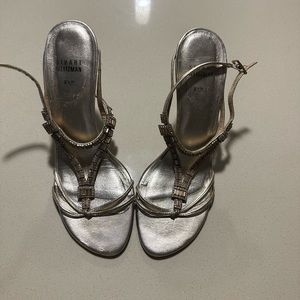 Gold Stuart Weitzman heels size 8.5